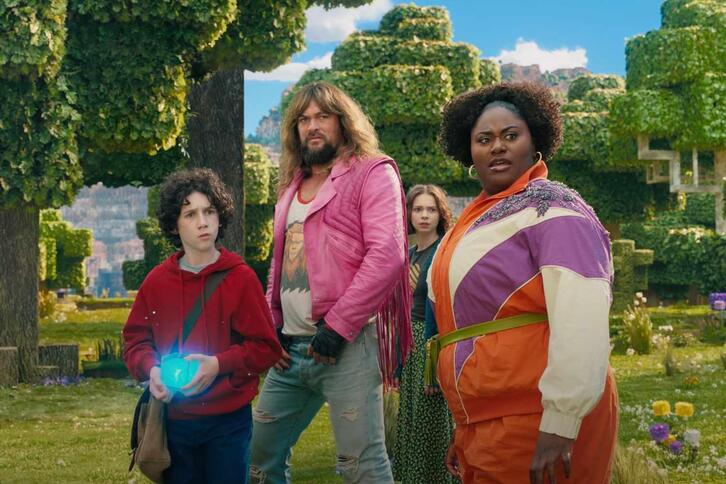 ‘Minecraft’ filmeko protagonistak.