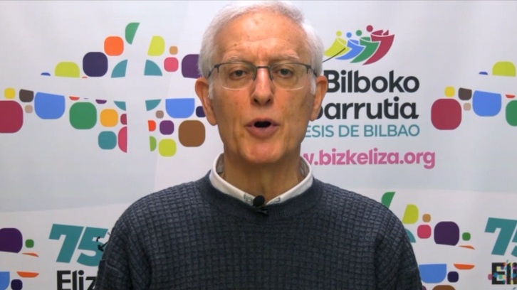 El vicario general de la diócesis de Bilbo, Kerman López.