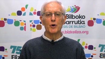 El vicario general de la diócesis de Bilbo, Kerman López.