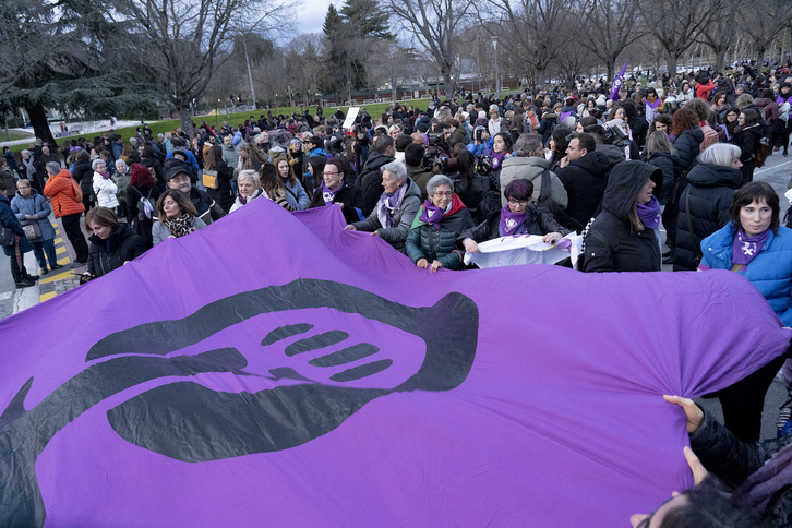 Las manifestaciones feministas del 8-M serán declaradas Lugar de Memoria Democrática.