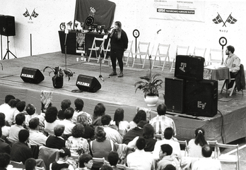 Estitxu Arozena, 1995eko Nafarroako Bertsolari Txapelketan.