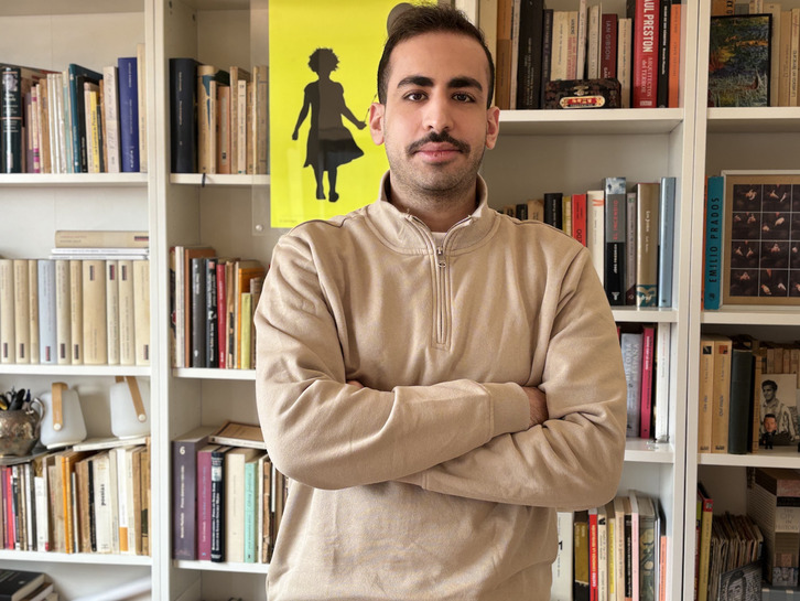 El periodista palestino Mahmoud Mushtaha fue evacuado a Gran Bretaña en diciembre.