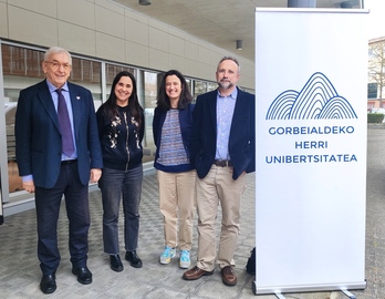 Iñaki Lasagabaster, Naiara Moreno, Ana Sáenz de Olazagutia y Unai Pascual.