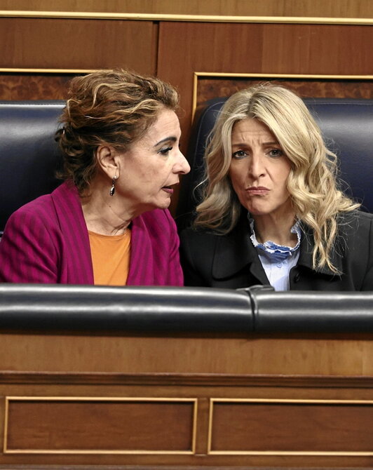 Montero y Díaz, en el Congreso.