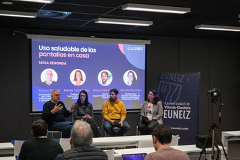 Mesa redonda celebrada el jueves en Euneiz.