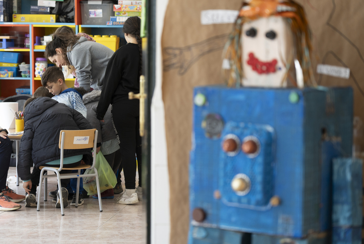 La escuela de Beire puede estar abocada al cierre a partir del próximo curso.