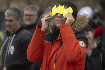 Eguzki eklipse partziala, Bartzelonatik ikusia. 