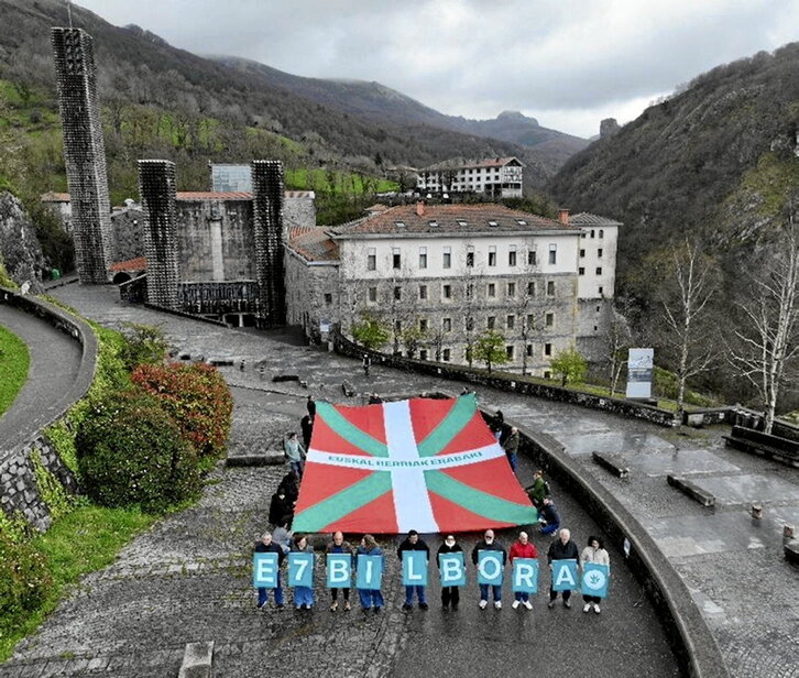 Encuentro de Gure Esku ayer en Arantzazu.