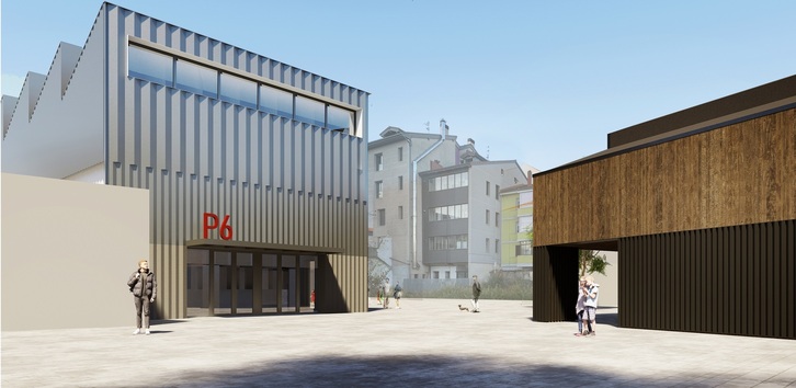 La entrada al nuevo Pabellón 6 seguirá estando frente a la sede de la Gazte Konpainia.