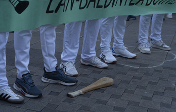 Innapalako palista profesionalak greban daude euren eskubideen alde.