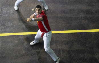 Joseba Ezkurdia, igandeko Binakako finalean.