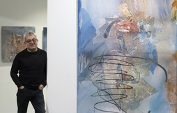 Txiki Agirre ‘Keixeta’, erakusketan. 