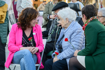 Eva López de Arroyabe y Rocío Vitero han participado en el acto.