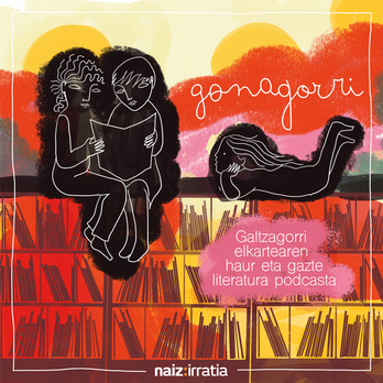 Gonagorri podcastaren irudia, Concceta Probanzaren ilustrazioarekin