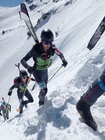 Skimoko Espainiako Txapelketan hartutako irudi bat.