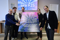 Ura Bere Bidean kontzertuen aurkezpena.