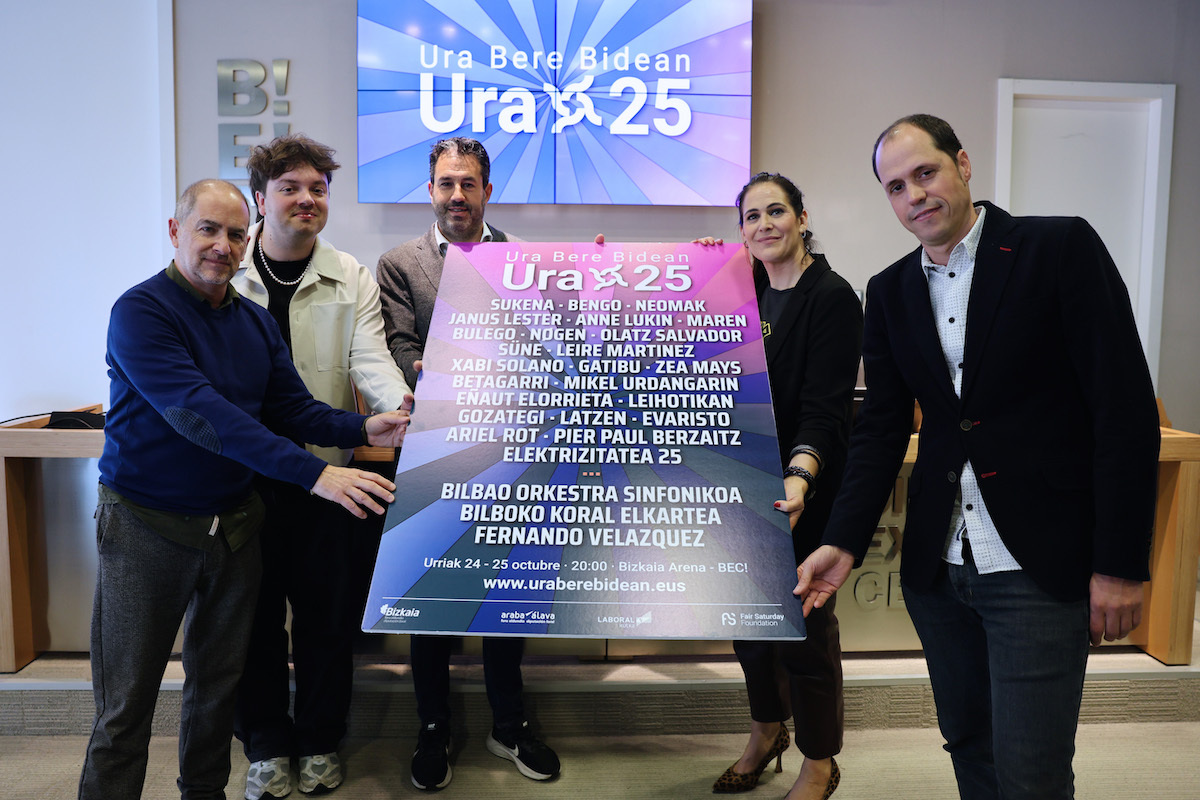 Ura Bere Bidean kontzertuen aurkezpena.