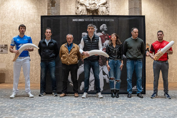 Presentación del festival con el que el remontista Javi Urriza se despedirá del Labrit el próximo 11 de abril.