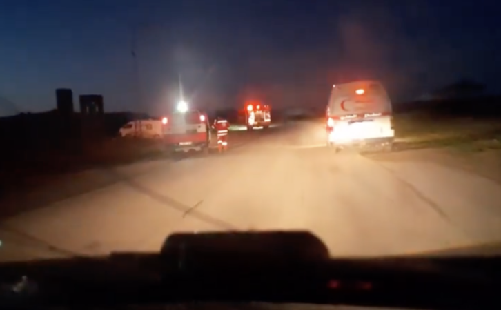 Un fotograma del vídeo publicado por la Media Luna Roja.