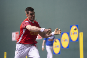 Ezkurdia, Binakako txapelketako finalean. 