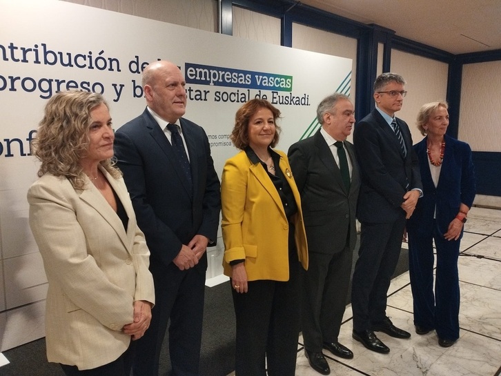 La presentación del informe, elaborado por una consultora por encargo de Confebask.