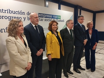 La presentación del informe, elaborado por una consultora por encargo de Confebask.