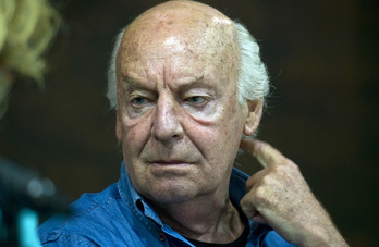 Eduardo Galeano, 2012an, Euskal Herrian.