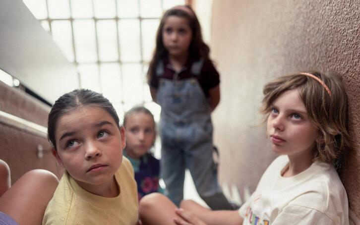 Protagonistas de la película ‘La niña de la cabra’.