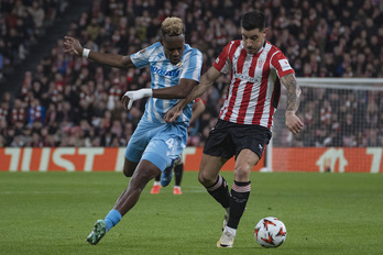 Yuri Berchiche se perderá con toda seguridad la eliminatoria de cuartos de final de la Europa League.