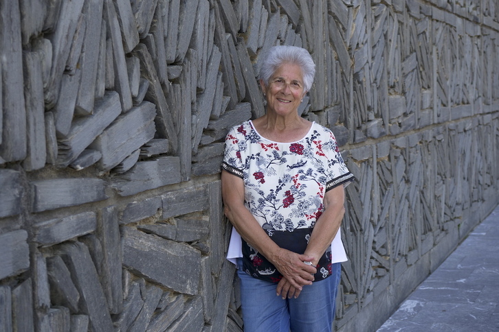 Teresa del Valle, 2018an Eusko Ikaskuntzaren Saria jaso ostean.