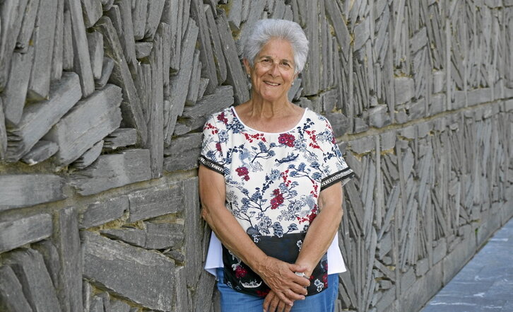 Teresa del Valle, 2018an, Eusko Ikaskuntzaren Saria jaso ostean.