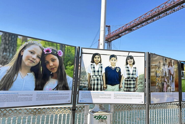 Algunas de las imágenes que integran la exposición.
