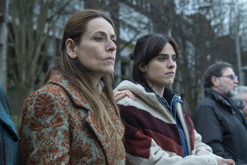 Jone Laspiur eta Itziar Ituño ‘Faisaien irla’ filmean