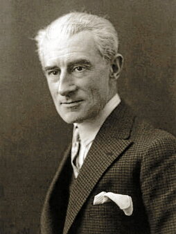 Maurice Ravel,  konpositore ziburutarra; Parisen hazia eta, ondoren, mundu osoan konposatzen ibilia.