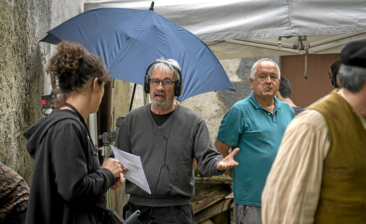 Patxi Bisquert, zuzendari lanetan.