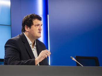 Ander Goikoetxea, parlamentario de EH Bildu responsable del área de Industria y Transición Energética.