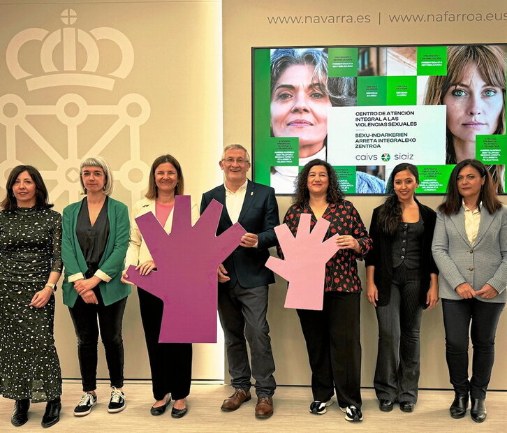 Recalde, Abad, Taberna, Lucas, Moracho y Martínez, responsables del CAIVS.