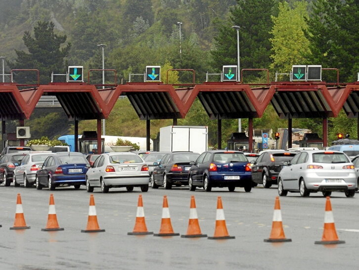 Imagen de archivo del peaje de Laudio de la AP-68.