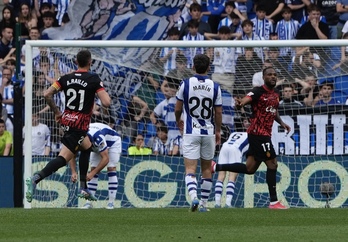 El gol de Larín mediada la primera mitad ha sido el principio del fin.