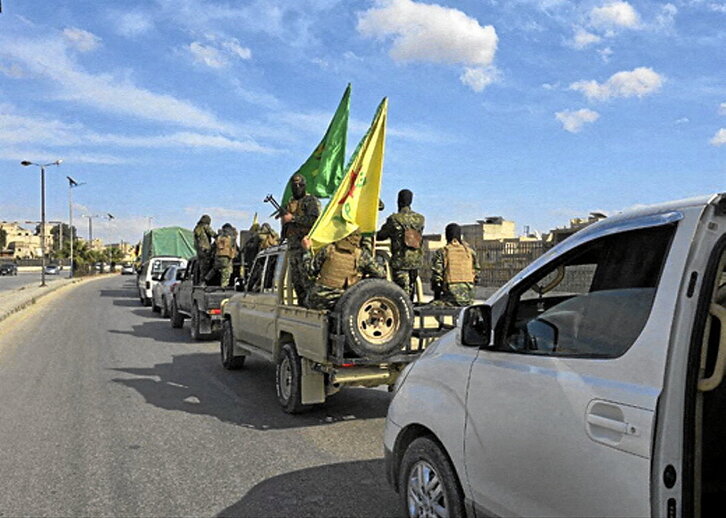 Combatientes de las FSD abandonan Alepo.
