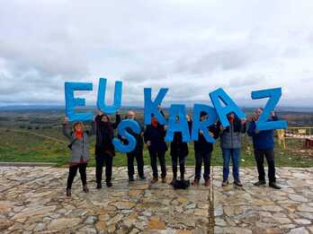 Pasa den. martxoan aurkeztu zuten Erriberan Euskaraz Arguedasen.