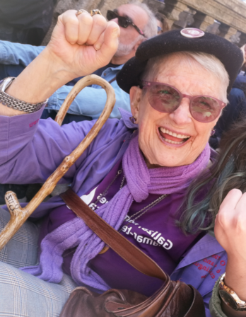 Luz Fantiño poeta eta ekintzaile galiziarra.