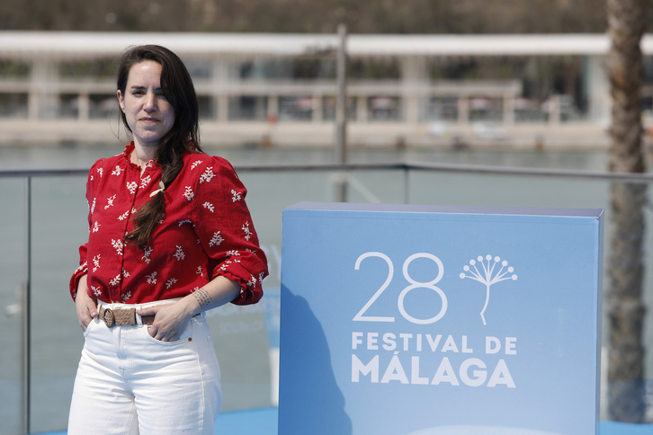 La cineasta Ana Lambarri, en el estreno del filme en Málaga.