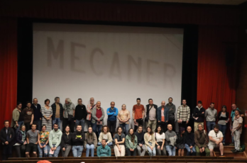 'Mecaner herriarentzat' alternatiba sortzen parte hartu zuten eragileen ordezkaritza