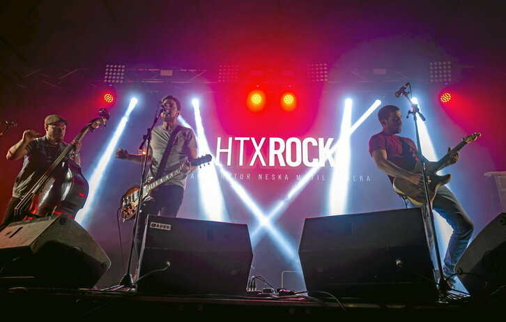 Odolkiak Ordainetan-en kontzertua, 2022ko edizioan. Aurten ere Hatortxu Rocken izango dira.