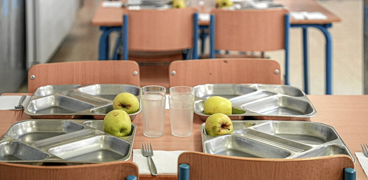 Imagen de un comedor escolar.