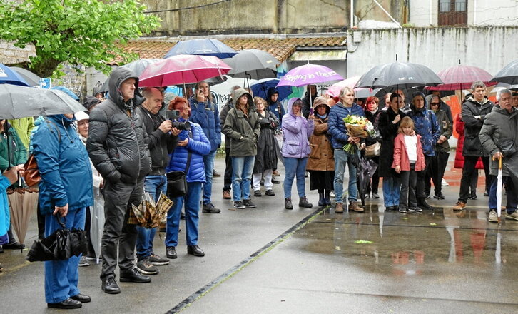 Ategorrietako frontoian egindako ekitaldi batek Mikel Gardoki gogoratu zuen atzo.
