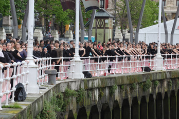 Dantza izango da programazioaren osagaietako bat. Irudian, ‘Dantza alfonbra gorrian’ ekimena Bilbon.