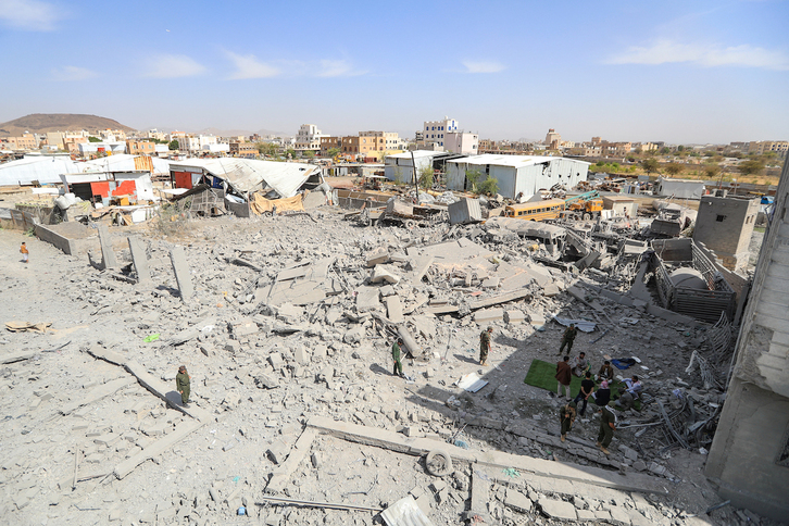 Efectos de los bombardeos estadounidenses sobre Yemen.