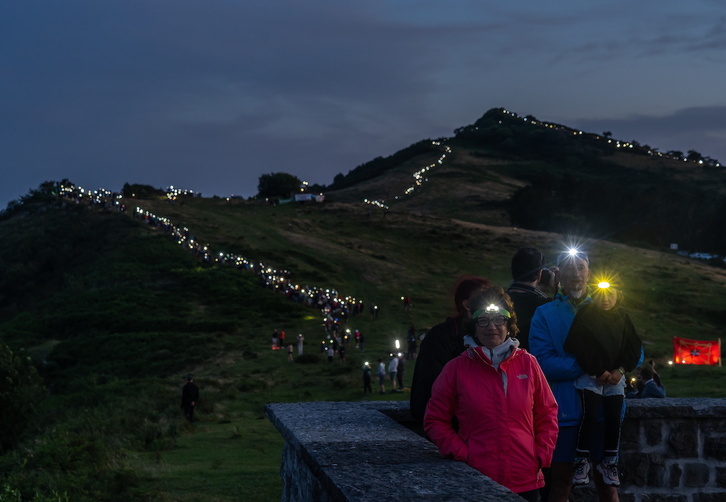 Gure Eskuk pirinioetako bidea argiztatu zuen ekimena, 2022an.